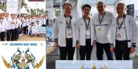 ملاقات دکتر کیوان دهناد با شهردار پاتایا و مسئولین المپیک در مراسم روز المپیک تایلند